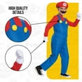 thumbnail image 1 of The Super Mario Brothers Boys Mario Deluxe Costume, 1 of 5