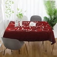 thumbnail image 5 of Coolnut Happy Valentine's Day Rectangle Tablecloth,Valentine's Day Mother's Day Kitchen Decoration Dinner Rectangular Table Cover for Party Holiday Hotel BBQ-Machine Washable 54x72In, 5 of 7