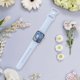 thumbnail image 2 of Sport Band Compatible with Apple Watch 38mm 40mm 41mm 42mm 44mm 45mm 49mm Women, Silicone Band for iWatch Series Ultra 9 8 7 6 5 4 3 2 1 SE Light Blue, 2 of 4