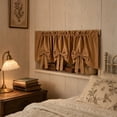 thumbnail image 4 of Talqzovs Valance Curtains,Velvet Short Curtain Window Treatment for Bedroom Living Room Kitchen 57x17.7in, 4 of 7