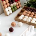 thumbnail image 5 of 6/36 piezas de 3/5 cm de bolas de Navidad, adornos de fieltro, copos de nieve, muñeco de nieve, decoración navideña, adorno colgante para árbol de Navidad, 5 of 5
