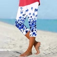 thumbnail image 2 of Pantalons Capri pour Femmes, Capris pour Femmes, Capris de Yoga Imprimés Élastiques Décontractés pour Femmes, Pantalons Capri pour Femmes, Capris de Yoga pour Femmes, 2 of 4