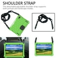 thumbnail image 4 of Kids Friendly Tablet Case for iPad mini 6th Gen 8.3" 2021, Heavy Duty Wristband Shoulder Strap Crossbody Lanyard Cover with Kickstand Military Grade Anti-Drop Shockproof Case, Green, 4 of 6