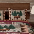 thumbnail image 2 of Greenland Home Moose Lodge Quilted Bedding Set, King, Natural, 2 of 5