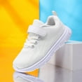 thumbnail image 3 of Kids Girls Breathable Running Shoes Comfortable Slip On Sneakers Toddler Lightweight Non Slip Work Shoes White Size 2 Big Kids, 3 of 5
