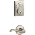 thumbnail image 1 of Seville Electronic Entrance Leverset - Satin Nickel, 1 of 2