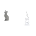 thumbnail image 1 of Figura Decorativa De Gato De Resina Con Forma De Llama, Escultura Para Escritorio, Estantería, Sala De Estar, Dormitorio, Artesanía Abstracta Moderna, Regalo, 1 of 8