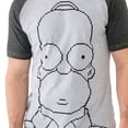 thumbnail image 2 of The Simpsons Mens Homer Short Sleeve Pajamas Szizes S-XXL, 2 of 2