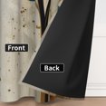 thumbnail image 3 of Tchckioa Vintage Leaf Blackout Curtains for Apartment,Privacy Protection Grommet Window Drapes,42x63 Inch,2 Panels, 3 of 8