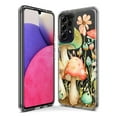 thumbnail image 3 of MUNDAZE Samsung Galaxy J3 Express/Amp Prime 3 Shockproof Clear Hybrid Protective Phone Case Fairy Tale Watercolor Mushrooms Pastel Flowers Cover, 3 of 5