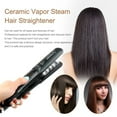 thumbnail image 4 of Steam Hair Straightener, Professional Salon Grade Steam Flat Iron Hair Straightener with Vapor Heat up Fast & Anti-Static Technology and Digital Controls Suitable for All Hair Types New Version, 4 of 7