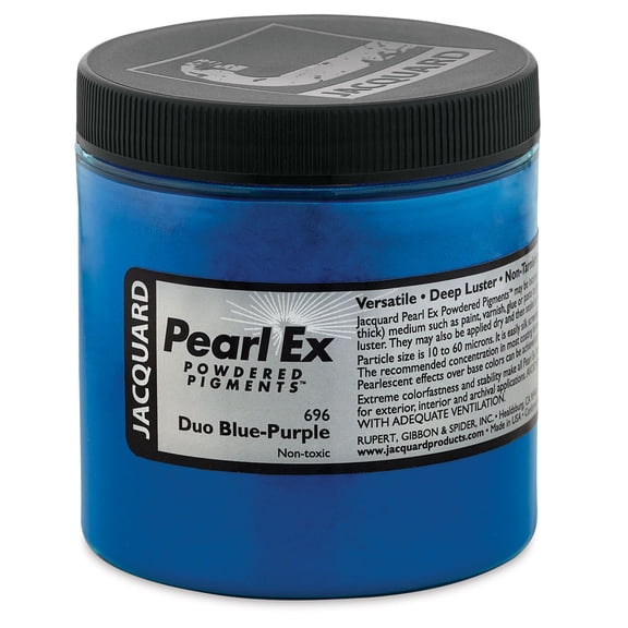 Jacquard Pearl-Ex Pigment - Duo Blue-Purple, 4 oz, Jar