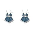 thumbnail image 3 of Sonducket Conjunto de ropa para niñas, elegante reemplazo corto, transpirable, de moda, para estudiantes, adolescentes, , ropa, regalo de Type6 NO6, 3 of 6