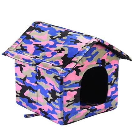 Outdoor Pet House Safe Warm Waterproof Stray Cat Shelter | Walmart Canada