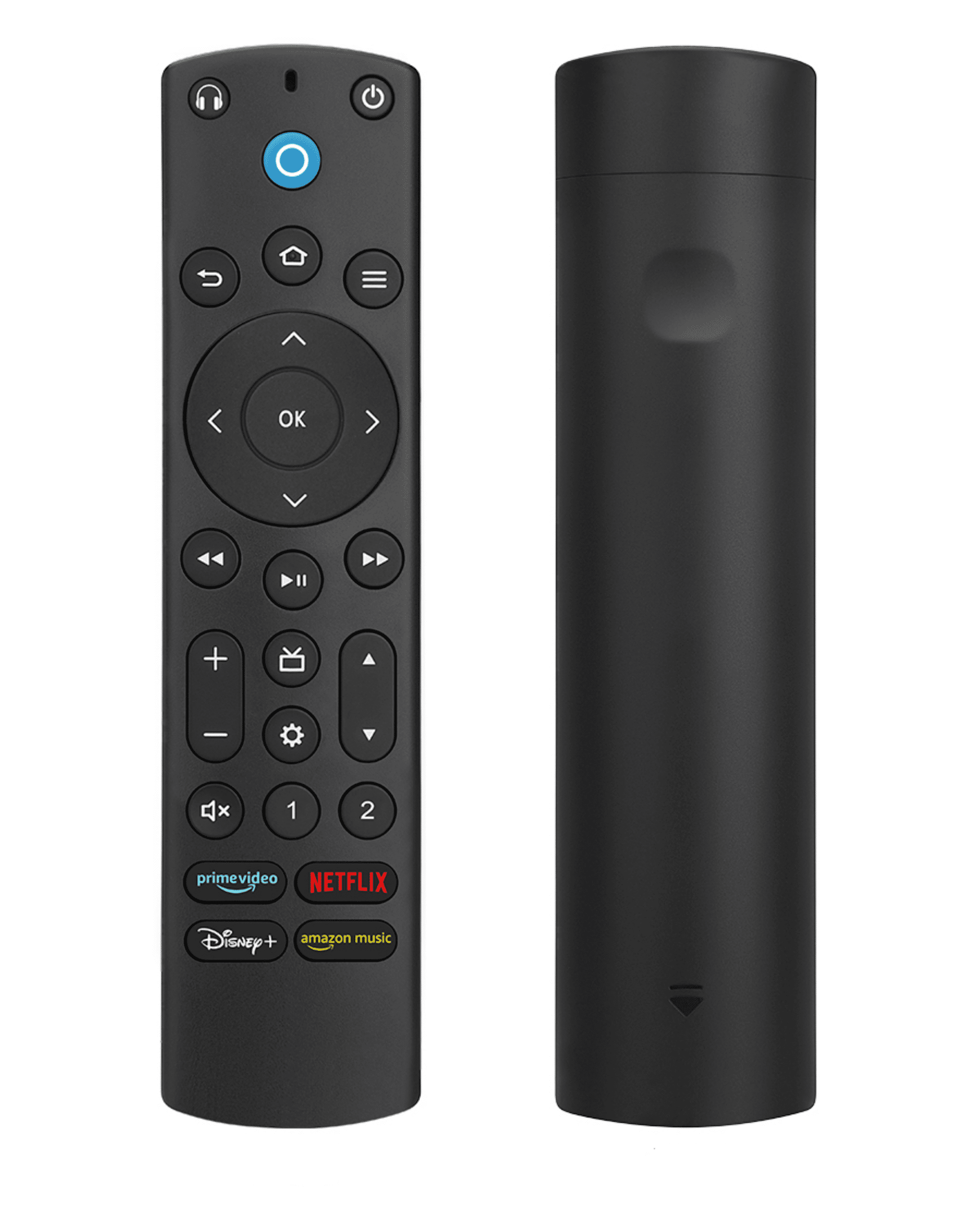 ZOOMBOO Replacement Remote for Fire Smart TVs with 4 Shortcut Buttons