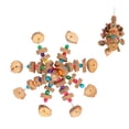 thumbnail image 4 of Parrots Chewing Toy,  Free Beak Grinding Colorful Wooden Bird Bite Toy Safe Climbing Anxiety Relief Hand Made  For Bird Cage For Large Macaws, 4 of 8