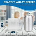 thumbnail image 5 of Providence Spillproof Compact 8 oz Adult Sippy Cup w/ 2 Handles, Clear / Each, 5 of 9
