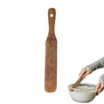 thumbnail image 4 of Sylvtty Acacia Wooden Stirring Spoon Sourdough Spatula Heat Resistant Spatula for Cooking Yeast Scraper Dough Mixer Wooden Paddle Sourdough Starter Making Tools, 4 of 7