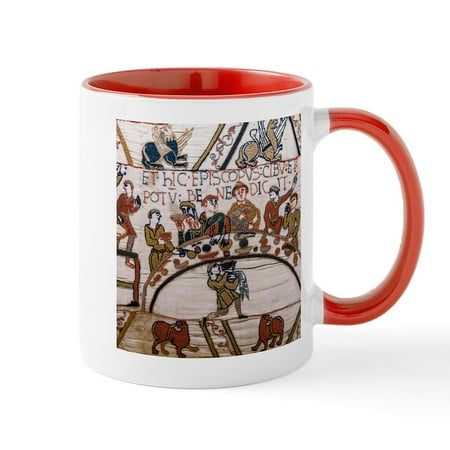 

CafePress - Bayeux Tapestry Mugs - Ceramic Coffee Tea Novelty Mug Cup 11 oz