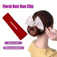 thumbnail image 4 of Qarigey Banda para el cabello para mujer, banda para el cabello de tela de moda portátil, coleta, accesorio para la cabeza, para fiesta de Ropa, zapatos y accesorios Miscelánea Rojo, 4 of 6