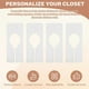 thumbnail image 5 of 30 Closet Dividers for Hanging Clothes- Rectangle Size Dividers, 5 of 5