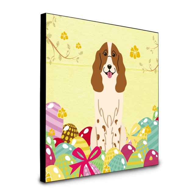 Panel de Decoración de Pared Multicolor Caroline's Treasures Treasures Easter s Russian Spaniel