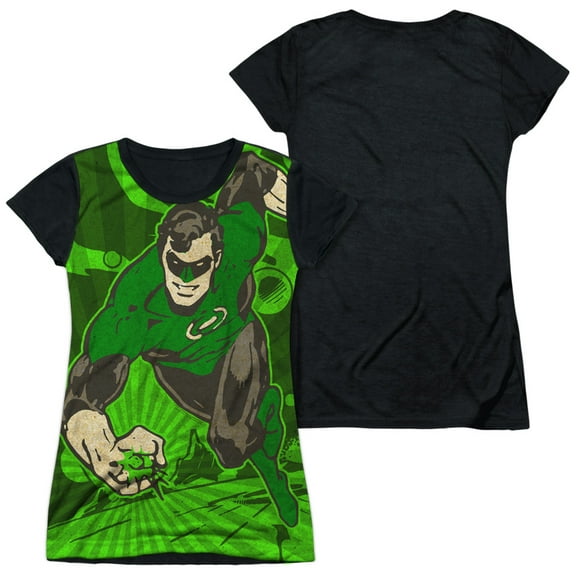 Dc - Radiant Power - Juniors Teen Girls Black Back Sleeve Shirt - X-Large