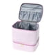 thumbnail image 2 of Estuche de transporte para esmaltes de uñas, bolsa de almacenamiento, organizador de suministros para uñas para acampar en casa Rosa, 2 of 9