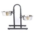 thumbnail image 1 of Pet 92183 Iconic Réglable en Acier Inoxydable Pet Double Salle à Manger - U Design&44; 96 oz., 1 of 2