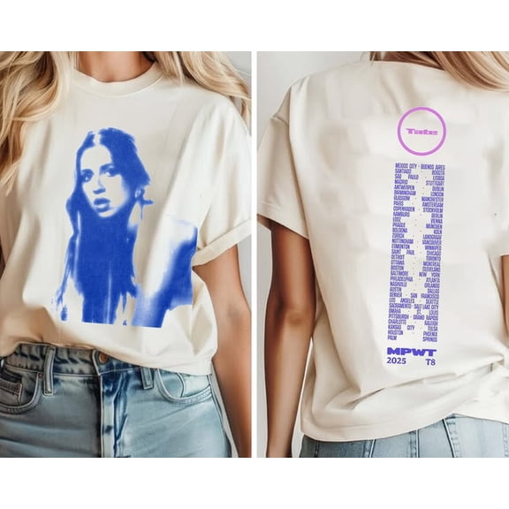 Tate McRae Miss Possessive World Tour Photo Tee T-shirt Sizes S-5XL Goldengate
