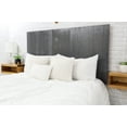 thumbnail image 4 of Barn Walls Gray Headboard, Rustic Design Weathered, Solid Wood Headboard, Floating Panels, Wall Mount, Adjustable Height, Easy Assembly, Queen Size, 4 of 10