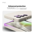 thumbnail image 3 of elago Compatible with Samsung Galaxy S25 Ultra Case, Magnetic Silicone Case, Compatible with MagSafe Accessories, Protective Cover, Shockproof, Slim, Anti-Scratch Soft Microfiber Lining (Stone), 3 of 10