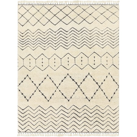 BoutiqueRugs Yoogali Bohemian, Transitional Area Rug - Charcoal, Cream - 2' x 3'