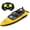 Yellow, variant on Tigozz Remote Control Boat for Swimming Pools, 2.4GHz Twin-Propeller Racing Craft with 4-Way Steering, Ages 6+, Green