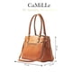 thumbnail image 2 of Bolsa Tote Camille, Bolsa de Mano, Asas Largas cafe Tote, 2 of 10
