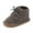 A04/Dark Grey, variant on Meckior Baby Girls Boys Boots Infant Lace Up Booties Newborn Winter Shoes for 0-18 Months