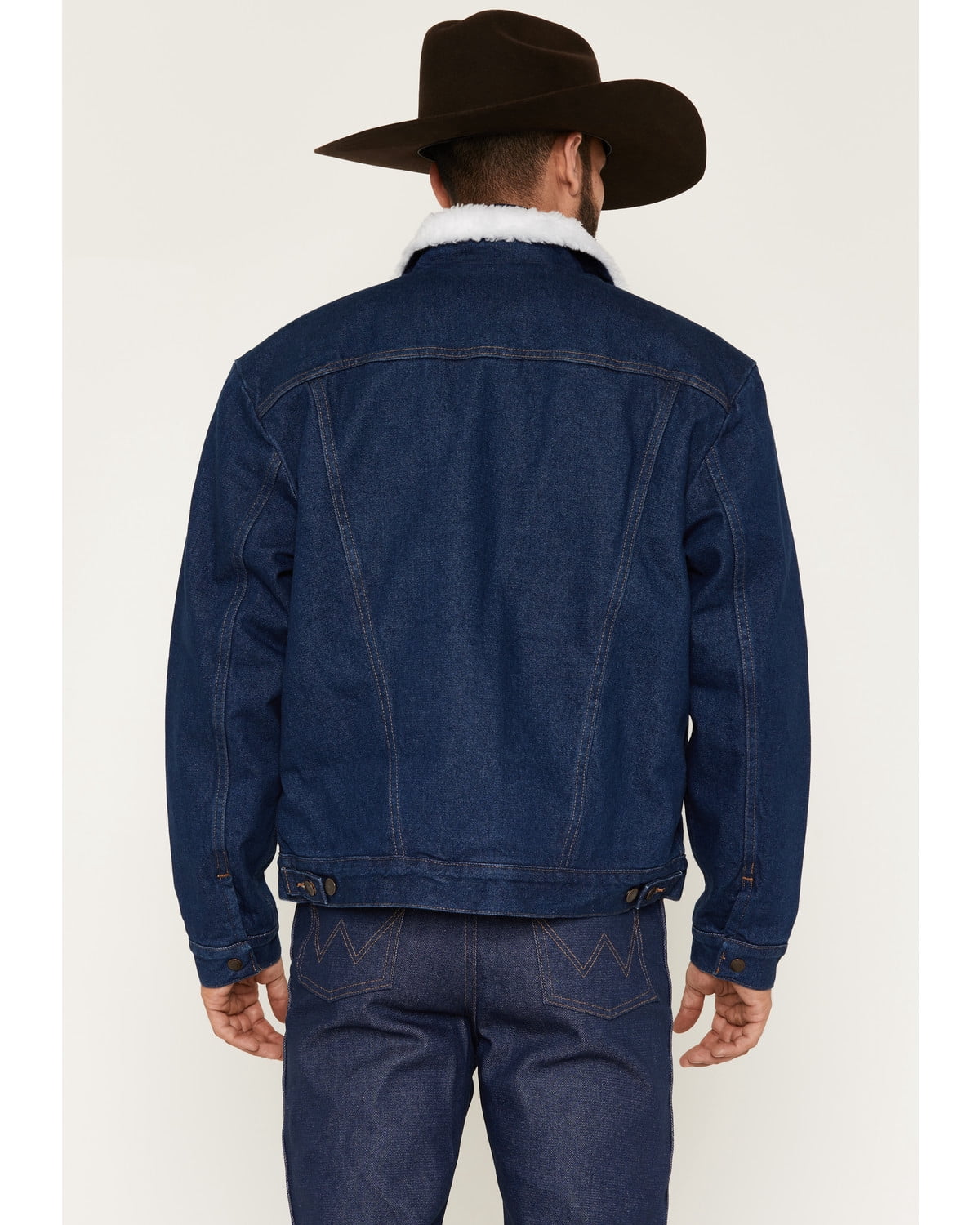 Wrangler Men's Men'S Sherpa Lined Denim Jacket - 74255PW