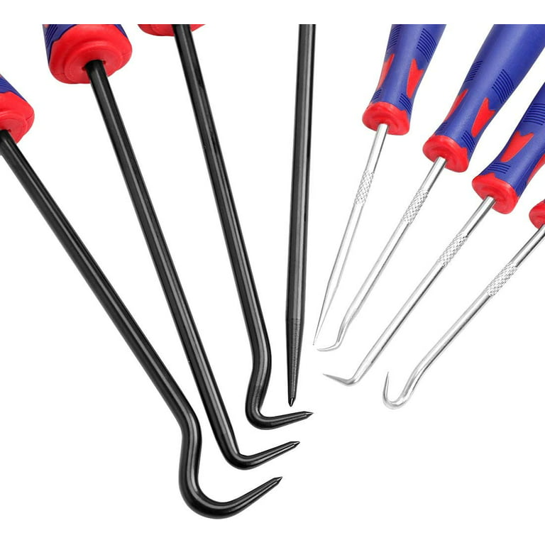 WorkPro 9pcs Precision Pick & Hook Set with Scraper Automotive & Electronic Hand Tools W000846a