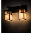 thumbnail image 4 of Meyda Tiffany 194879 Hyde Park 2 Light 17" Wide Vanity Light - Brown, 4 of 4