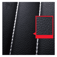 thumbnail image 5 of "Fundas De Asiento De Coche Cuero Respirable 9 Piezas Lab.G,  Rojo Negro ", 5 of 5