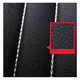 thumbnail image 5 of "Fundas De Asiento De Coche Cuero Respirable 9 Piezas Belug,  Rojo Negro ", 5 of 5