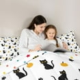 thumbnail image 3 of Feelyou Cat Kitten Twin Comforter Sets, Cute Animal Bedding Set, 2pcs, 3 of 6