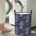 thumbnail image 4 of Goofa Lavender Flowers Printed Circular Hamper,Laundry Basket with Handles,Storage Baskets Foldable,Large Capacity Laundry Hamper-Medium, 4 of 8