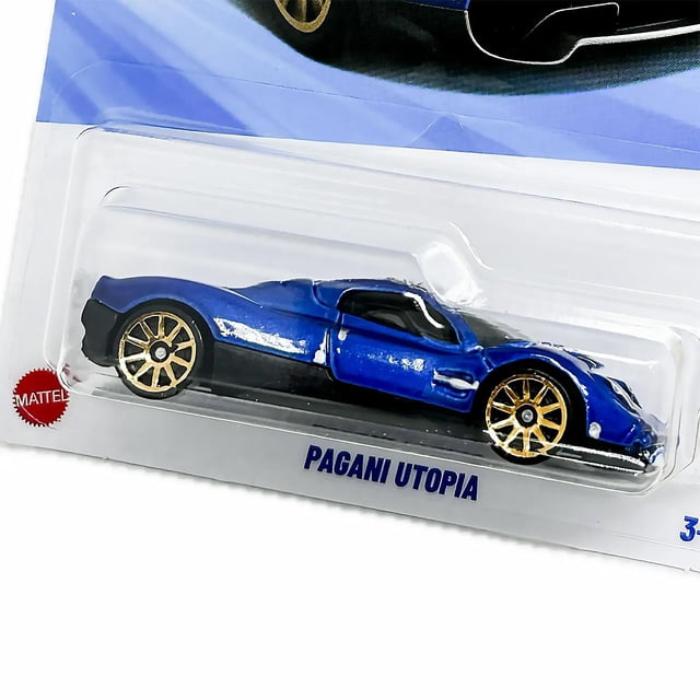Toy Hot Wheels Pagani Utopia Peak Persuit a escala 1:64 azul