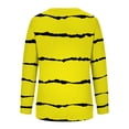 thumbnail image 4 of KBODIU Women's Classic Stripe Print Pullover Tops Oversized Casual Basic Long Sleeves Tunic Tops Round Neck Loose Fit Blouses Fall Clothes Sweatshirts Plus Size, 4 of 5
