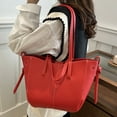 thumbnail image 2 of CHUMUD Trendy Satchel Bags for Women Luxury PU Leather Purses Work Tote Large Capacity Shoulderbag, 2 of 4
