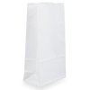 JAM Paper Kraft Lunch Bags, Extra Small, 3 1/2 x 2 3/8 x 7 1/8, White, Bulk 1000 Bags/Box