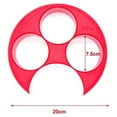 thumbnail image 7 of 1 Pack Portion Control Plate Meal Measure Weight Loss Diet Plan, 7 of 7