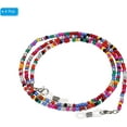 thumbnail image 3 of Eyeglass Holder Chains, 4 Pack Adjustable Eye Glasses Neck Strap String Beaded Lanyard Sunglasses Eyewear Retainer for Men Women, Pink Mixed, 3 of 5