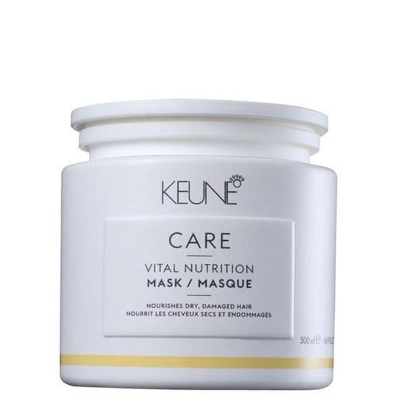Keune Care Vital Nutrition Mask , 16.9 oz Hair - Pack of 2 w/ SLEEKSHOP Teasing Comb